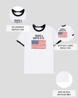 Loue American Flag Ringer Muscle Tee