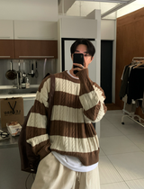 A-ekid Knock Dangara Overfit Knit