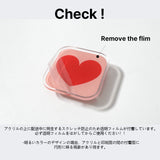 ハートパターンマグセーフアクリルスマホグリップ
