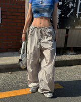 シルバーストリング2WAYジョガーワイドパンツ