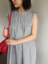 YWDシャーリングドレス (3color)