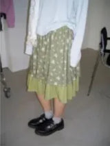 layer shirring skirt