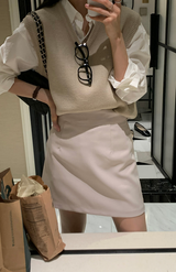 [Lè made/7,000 Sold] ルメイド ベーシック Vネック ベスト