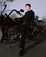 SEMI WIDE PANTS BLACK