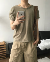 Link Button Short Sleeve T