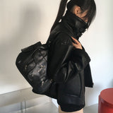 Kalop Vintage Cross Flap Pocket Leather Shoulder Bag