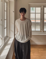 ディープフローUネック長袖Tシャツ