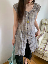 Nico Antique Vintage Gemstone Long Necklace