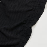 SHIRRING LONG PANTS BLACK