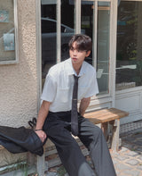 Himez Oxford Roll-up Short Sleeve Shirt