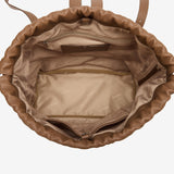 Sele Drawstring Backpack Medium Brown