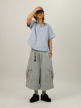 COS Crop Stripe Half Shirts