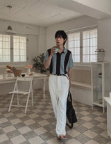 モリーケーブルカラーニット