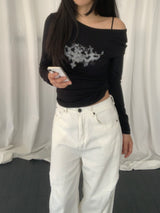 Lovty One-Shoulder T-Shirt