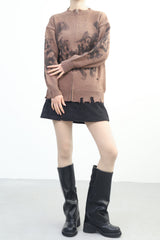 Karma Damage Zip-Up Cardigan