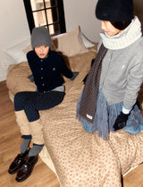 HAIRY KNIT BEANIE (GRAY)