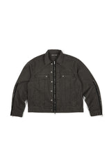 DYED 3 ZIP TRUCKER (CHARCOAL)