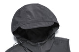 セミ クロップ フード ベスト / Semi Crop Hooded Vest