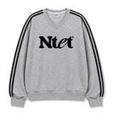 グルーヴ ロゴ トラック ブイネック スウェットシャツ (4color)