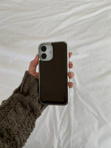 o.color brown case (silver epoxy)