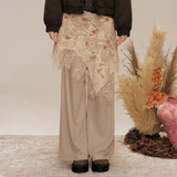 Layered Shirring Pleats Skort