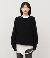Wig Zipper Round Knit