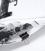 BBD ノーシンパシーグラフィティロゴキャップ (White)