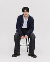 (UNISEX) Knitted V-Neck Cardigan