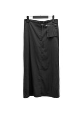 Illoque Pocket Nylon Long Skirt