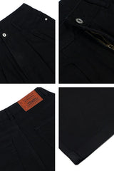 Washed Wide Work Pants