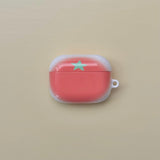 ソフトレッドトマトAIRPODSケース