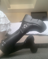 Sugena Platform Buckle Long Boots