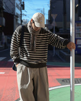 MOIN STRIPE KNIT