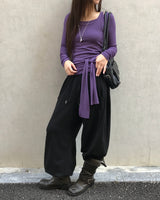 [ORIGINAL] Ockham Layered Wrap Sleeveless T-Shirt