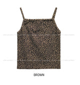 Move Leopard Crop Sleeveless