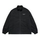 24FW  BASIC LOGO NYLON SET UP JACKET BLACK 