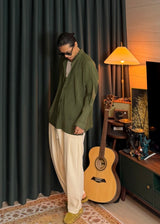 [ VIR Style Original ] China Collar Pleated Jacket 2COLOR