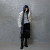 MISTY GLITTER HOODED SCARF