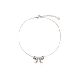 Cutie Loop Ribbon Necklace_2 color