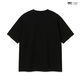 カットフレーム Tシャツ［ブラック］