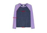 glitter raglan long sleeve