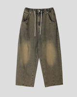 TC Patch Work Banding Denim Pants (3C)