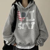 ラブアメリカンフラッグフード [フリース]