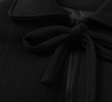 Sweet Ribbon Corduroy Padded Jumper