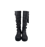 Dusen Strap Buckle Long Boots
