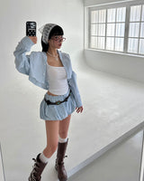 a bunny summer cropped shirt