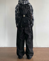 P.O Checked Hooded Shirt
