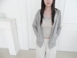 regular hood zip-up (4c)