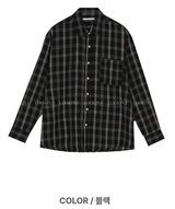 River One Pocket Buckle Check Shirt