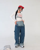 Red rope snapback ball cap